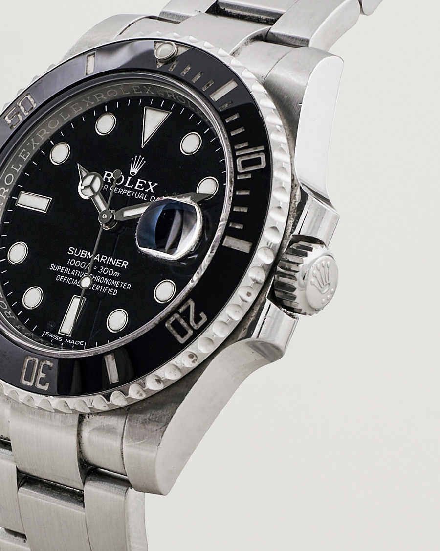 Homme | Rolex Pre-Owned Submariner 116610LN Oyster Perpetual Steel Black Silver | Rolex Pre-Owned | Submariner 116610LN Oyster Perpetual Steel Black Silver