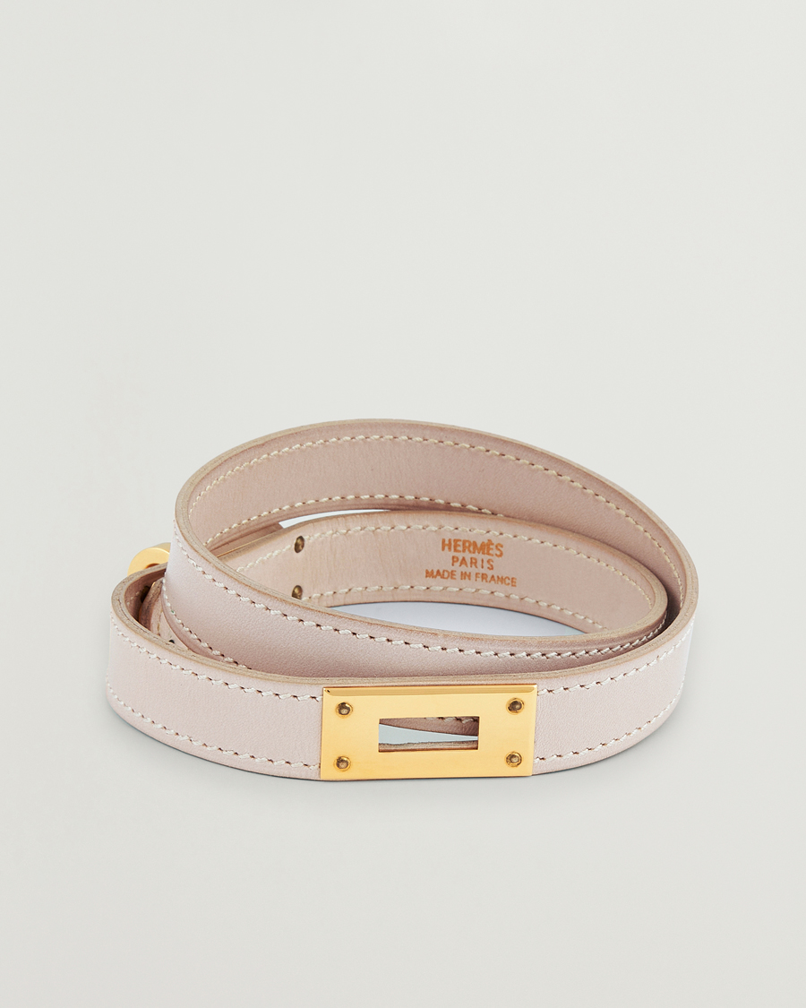 Homme | Hermès Pre-Owned Kelly Bracelet Beige | Hermès Pre-Owned | Kelly Bracelet Beige