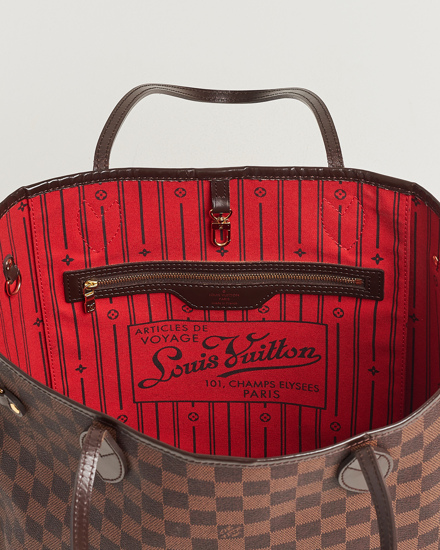 Homme | Louis Vuitton Pre-Owned Neverfull MM Totebag Damier Ebene | Louis Vuitton Pre-Owned | Neverfull MM Totebag Damier Ebene