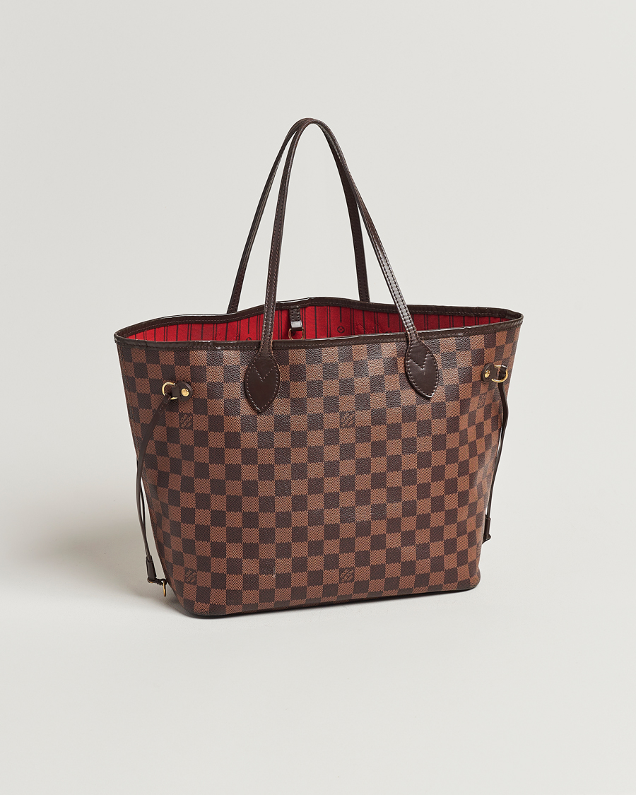 Homme | Louis Vuitton Pre-Owned Neverfull MM Totebag Damier Ebene | Louis Vuitton Pre-Owned | Neverfull MM Totebag Damier Ebene