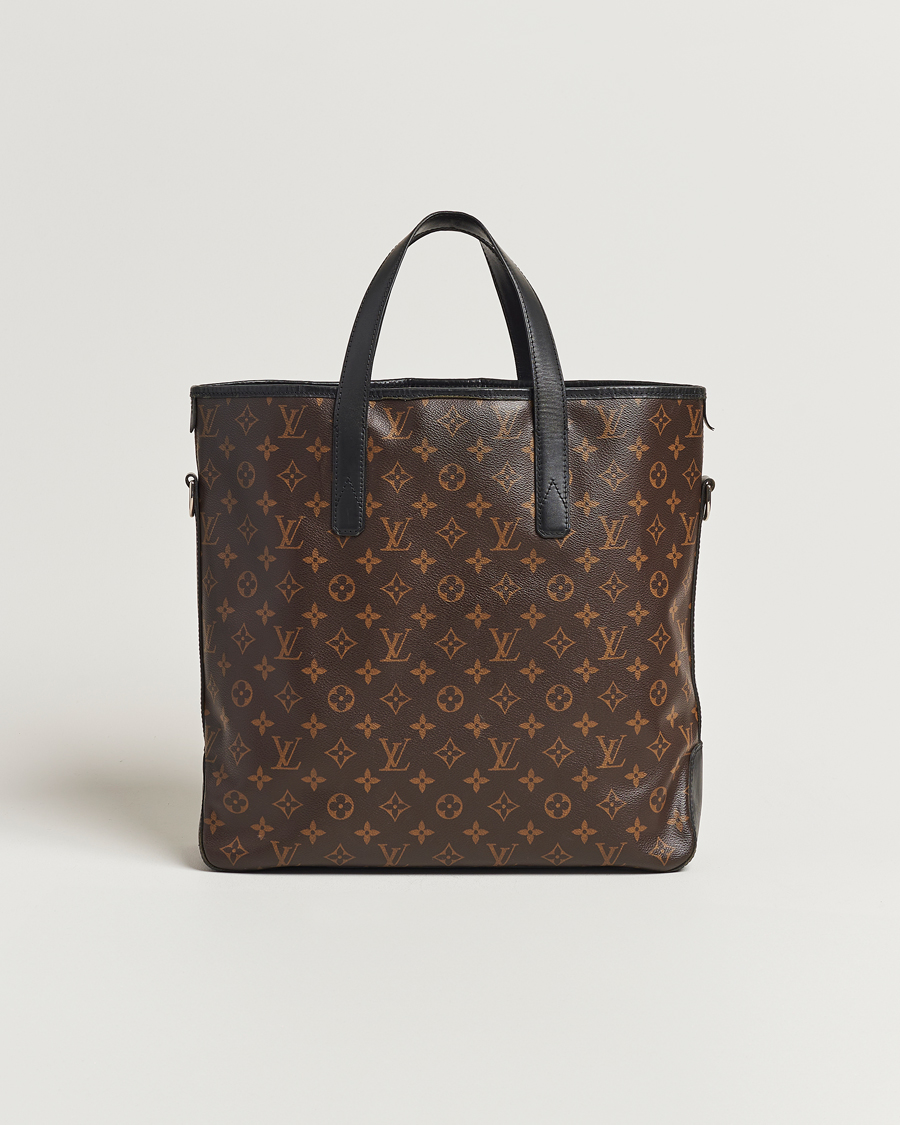Homme | Louis Vuitton Pre-Owned Davis Tote Bag Macassar Monogram | Louis Vuitton Pre-Owned | Davis Tote Bag Macassar Monogram