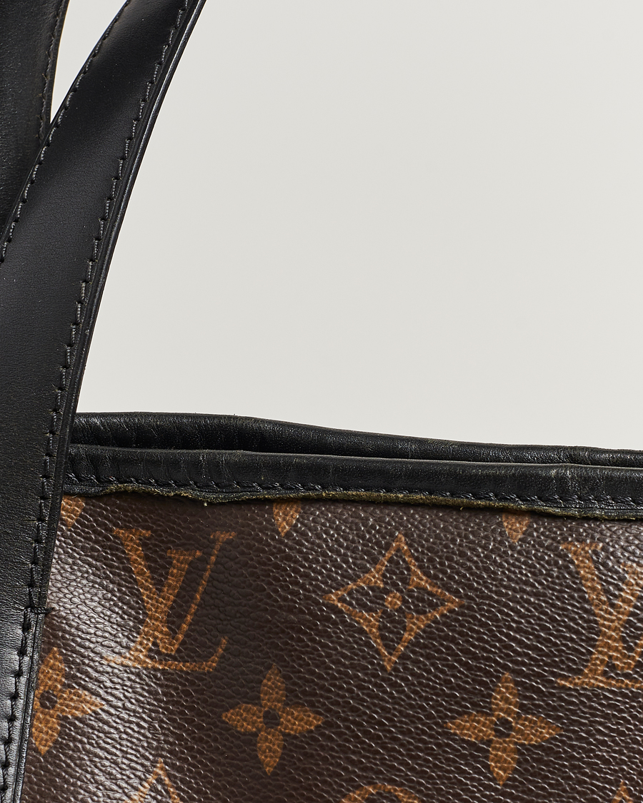 Homme | Louis Vuitton Pre-Owned Davis Tote Bag Macassar Monogram | Louis Vuitton Pre-Owned | Davis Tote Bag Macassar Monogram