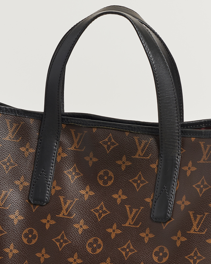 Homme | Louis Vuitton Pre-Owned Davis Tote Bag Macassar Monogram | Louis Vuitton Pre-Owned | Davis Tote Bag Macassar Monogram