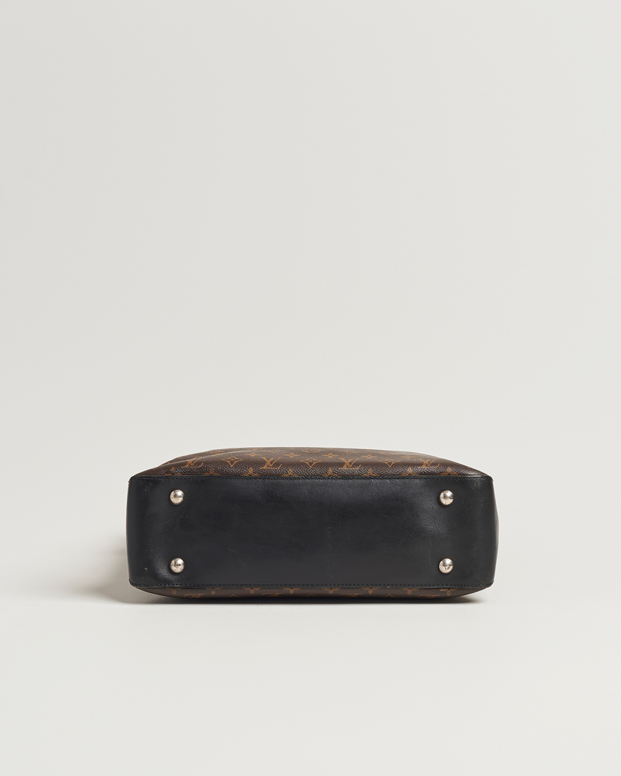 Homme | Louis Vuitton Pre-Owned Davis Tote Bag Macassar Monogram | Louis Vuitton Pre-Owned | Davis Tote Bag Macassar Monogram