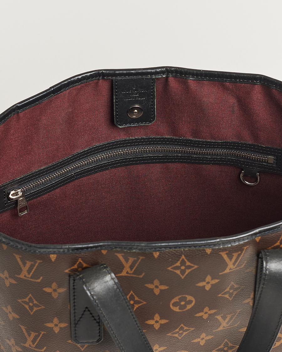 Homme | Louis Vuitton Pre-Owned Davis Tote Bag Macassar Monogram | Louis Vuitton Pre-Owned | Davis Tote Bag Macassar Monogram