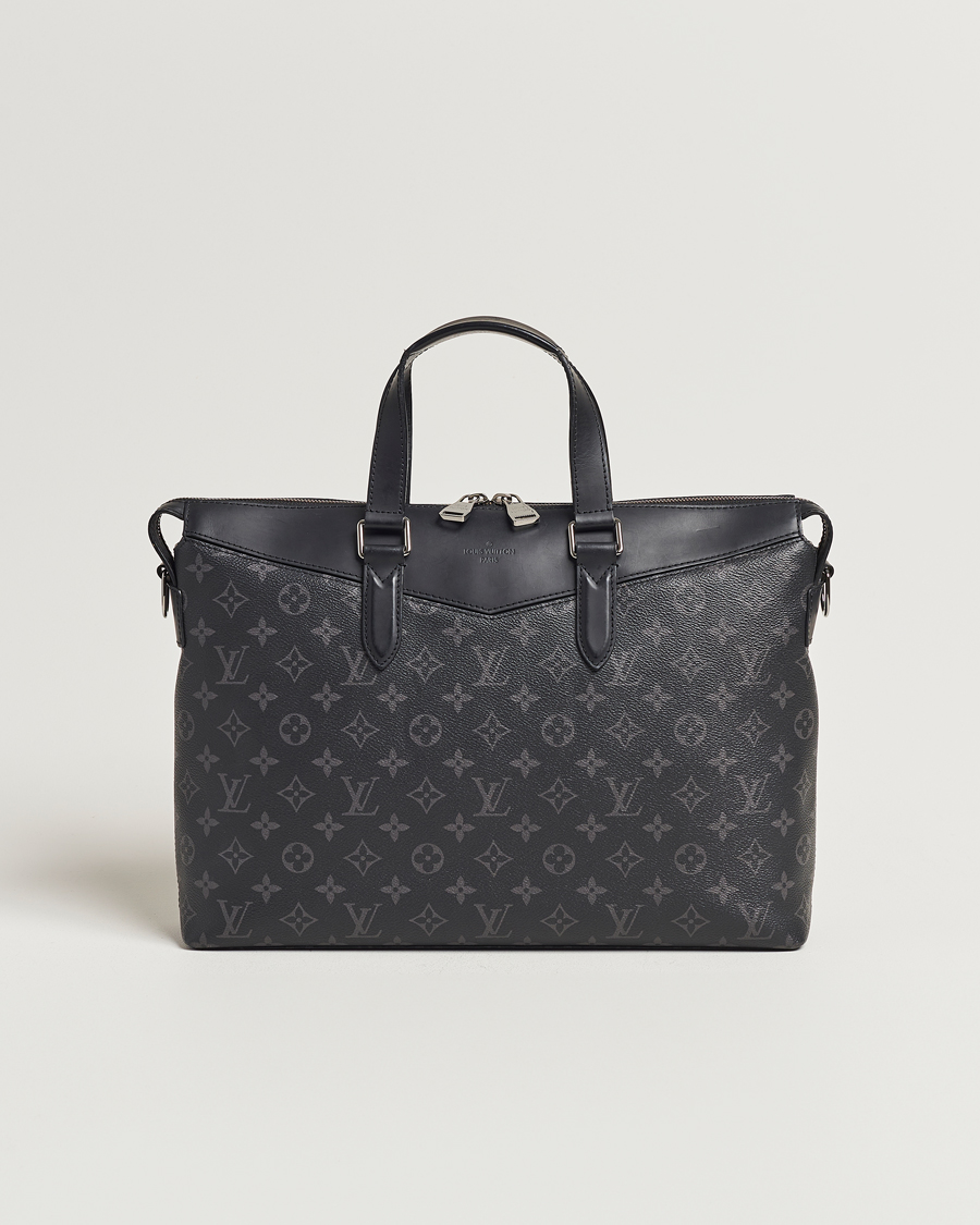 Homme | Louis Vuitton Pre-Owned Explorer Tote Bag Monogram Eclipse | Louis Vuitton Pre-Owned | Explorer Tote Bag Monogram Eclipse