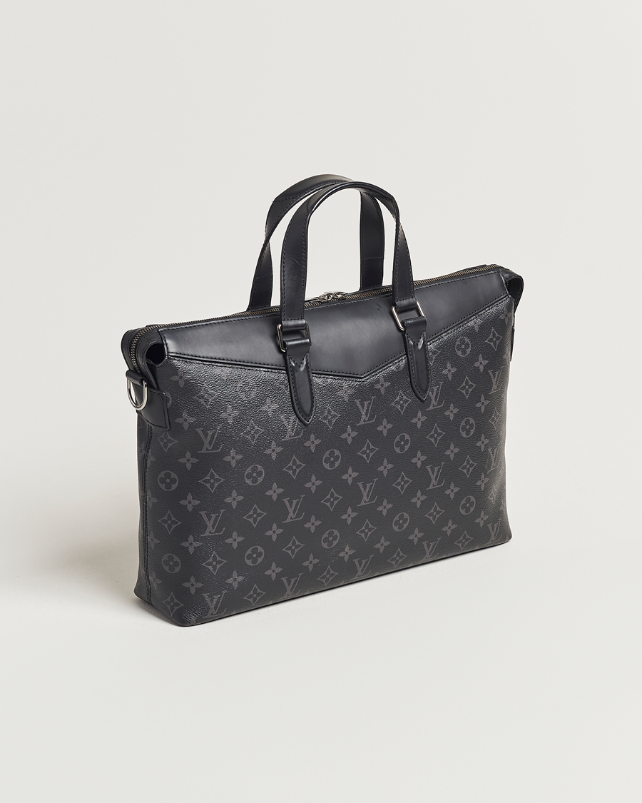Homme | Louis Vuitton Pre-Owned Explorer Tote Bag Monogram Eclipse | Louis Vuitton Pre-Owned | Explorer Tote Bag Monogram Eclipse