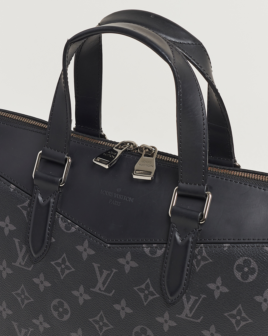 Homme | Louis Vuitton Pre-Owned Explorer Tote Bag Monogram Eclipse | Louis Vuitton Pre-Owned | Explorer Tote Bag Monogram Eclipse
