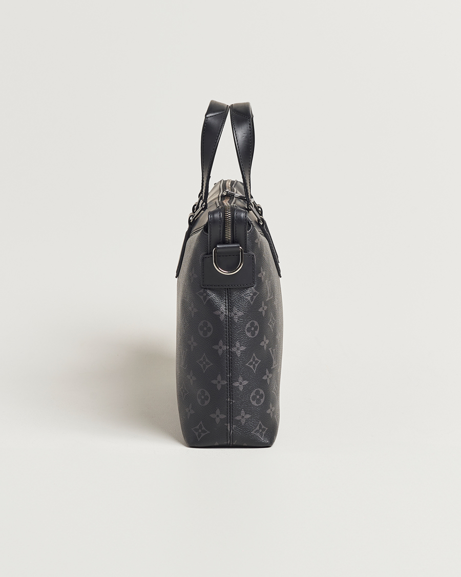 Homme | Louis Vuitton Pre-Owned Explorer Tote Bag Monogram Eclipse | Louis Vuitton Pre-Owned | Explorer Tote Bag Monogram Eclipse