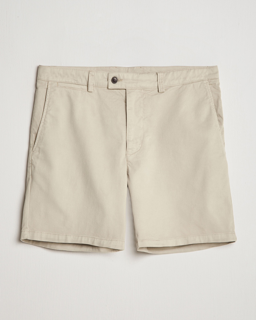 Homme | Shorts | Tiger of Sweden | Caid Cotton Shorts Sandalwood