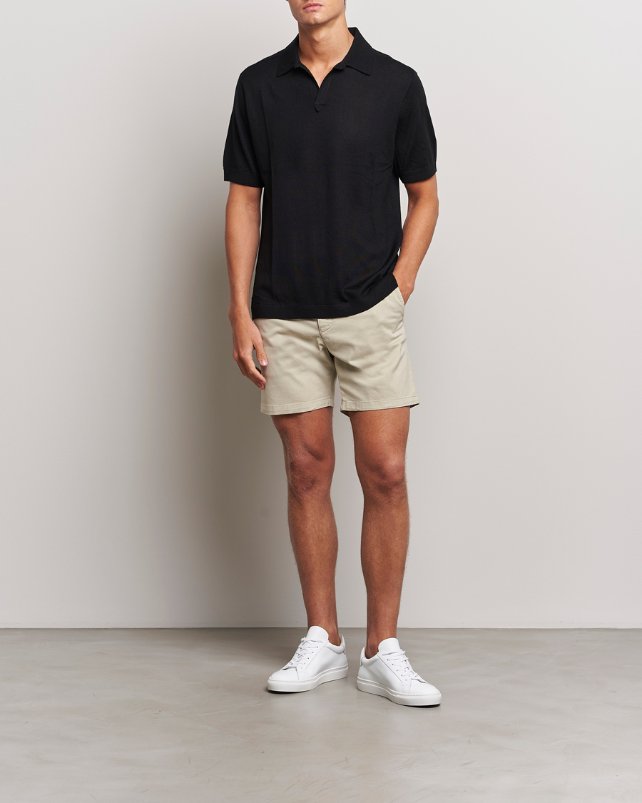 Homme | Shorts | Tiger of Sweden | Caid Cotton Shorts Sandalwood