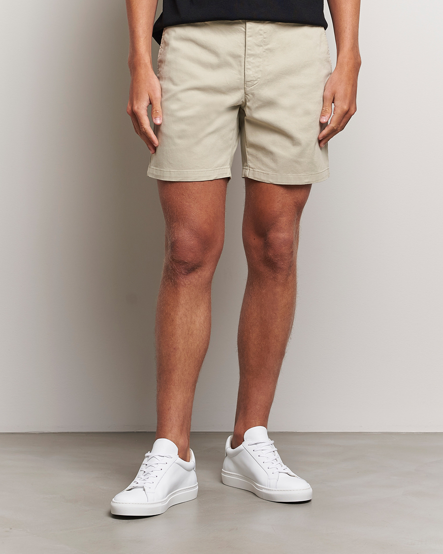 Homme | Shorts | Tiger of Sweden | Caid Cotton Shorts Sandalwood