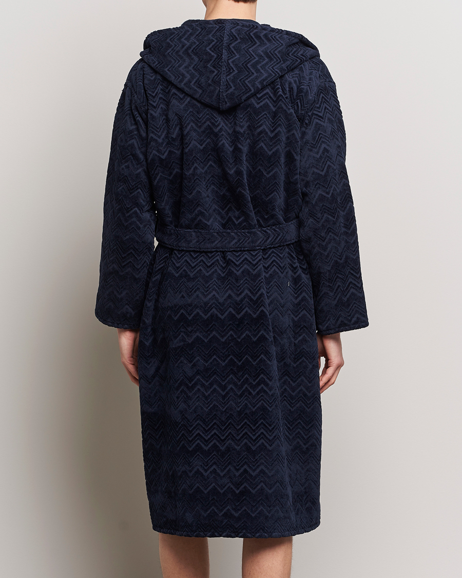 Homme | Peignoirs Et Pyjamas | Missoni Home | Chalk Bath Robe Navy