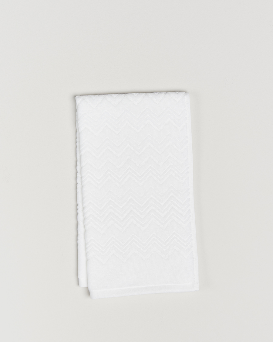 Homme | Tissus | Missoni Home | Chalk Hand Towel 40x70cm White