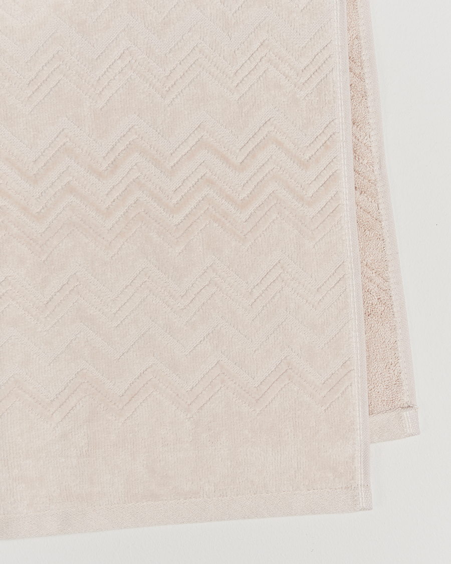 Homme | Tissus | Missoni Home | Chalk Hand Towel 40x70cm Beige