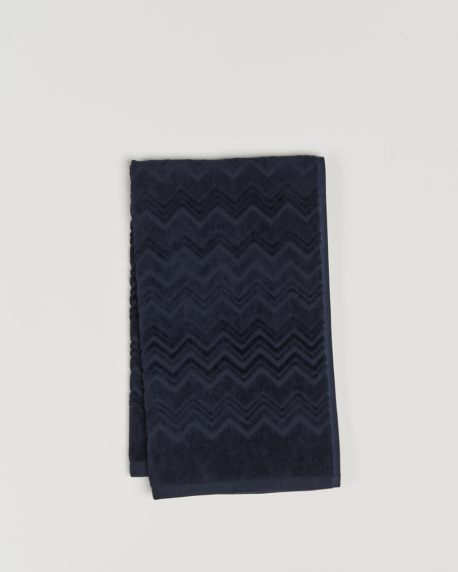 Homme | Tissus | Missoni Home | Chalk Hand Towel 40x70cm Navy