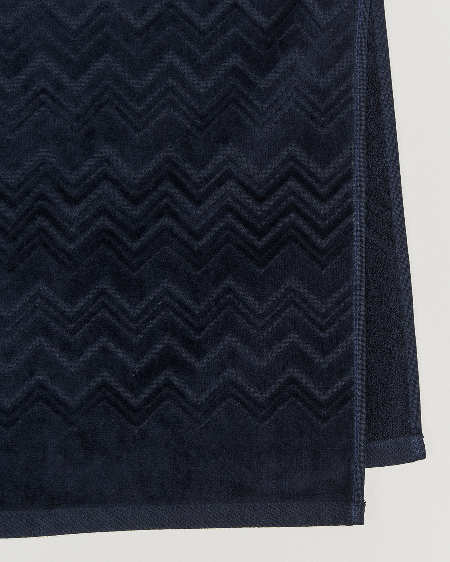 Homme | Tissus | Missoni Home | Chalk Hand Towel 40x70cm Navy