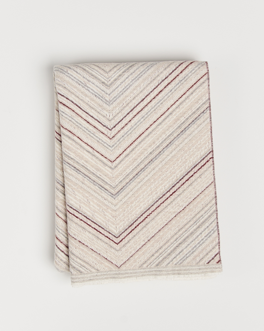 Homme | Missoni Home Catullo Wool Throw 130x190cm Beige | Missoni Home | Catullo Wool Throw 130x190cm Beige