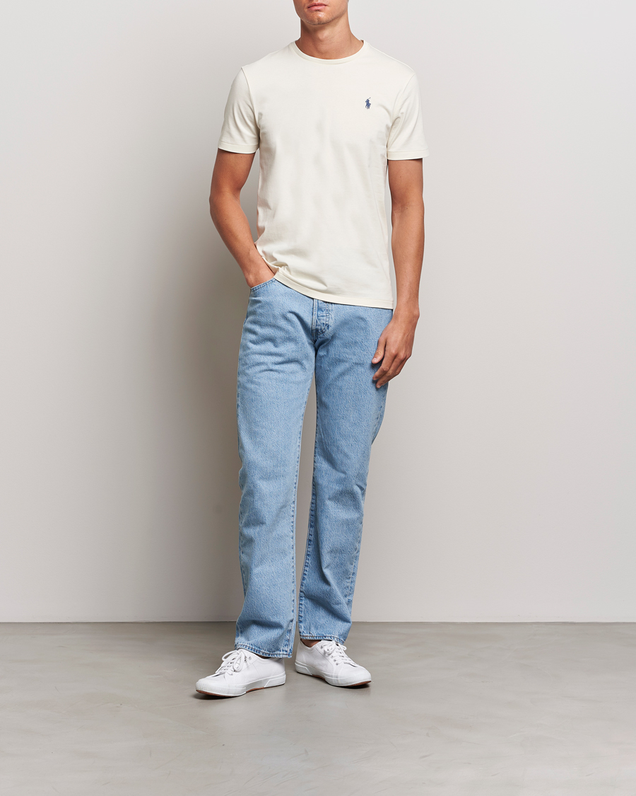 Homme | T-shirts | Polo Ralph Lauren | Crew Neck T-Shirt Herbal Milk