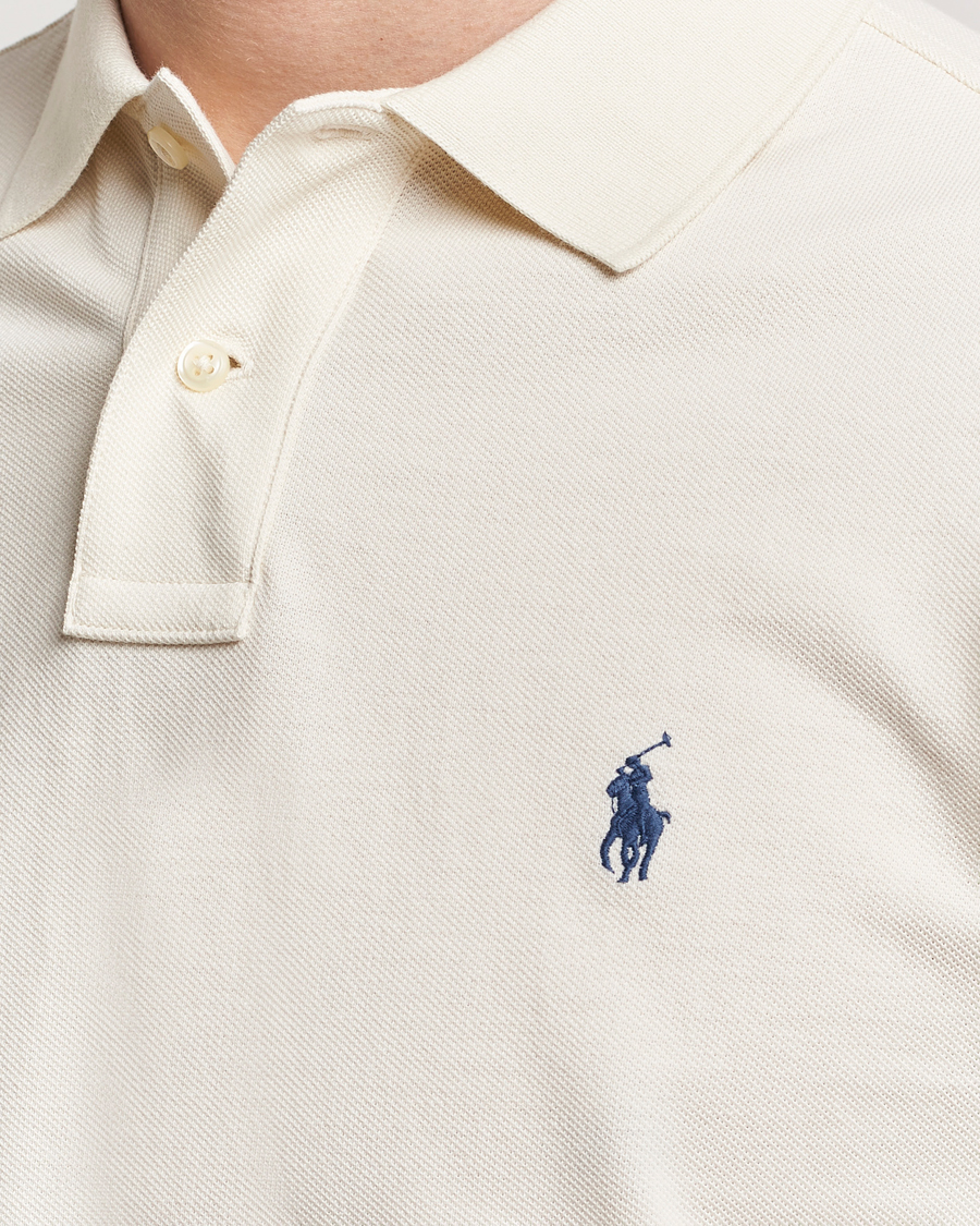 Homme | Polos | Polo Ralph Lauren | Custom Slim Fit Polo Herbal Milk