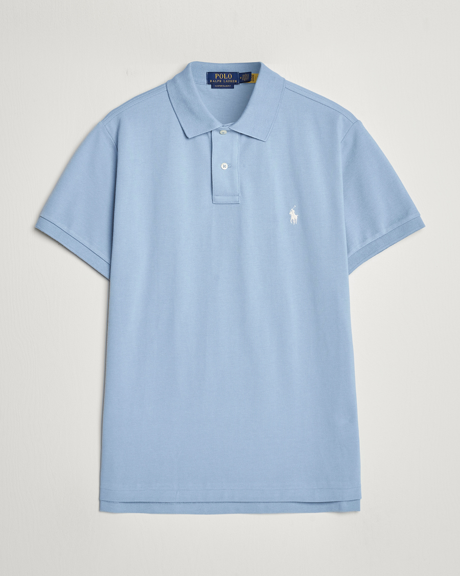 Homme | Polos | Polo Ralph Lauren | Custom Slim Fit Polo Vessel Blue