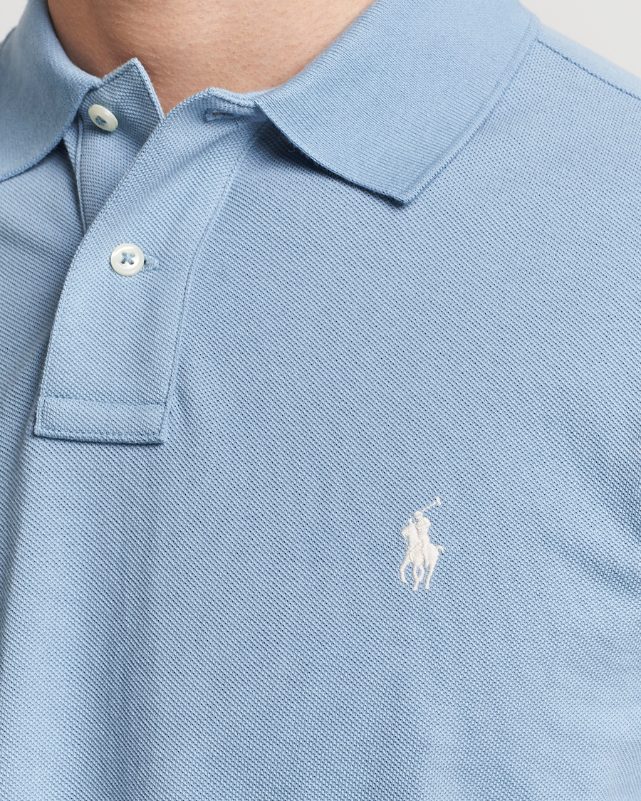 Homme | Polos | Polo Ralph Lauren | Custom Slim Fit Polo Vessel Blue