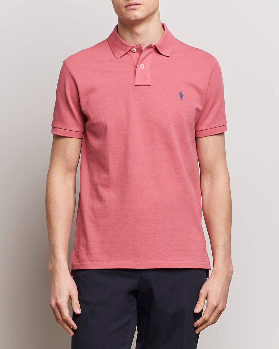 Homme | Polos | Polo Ralph Lauren | Custom Slim Fit Polo Adirondack Red
