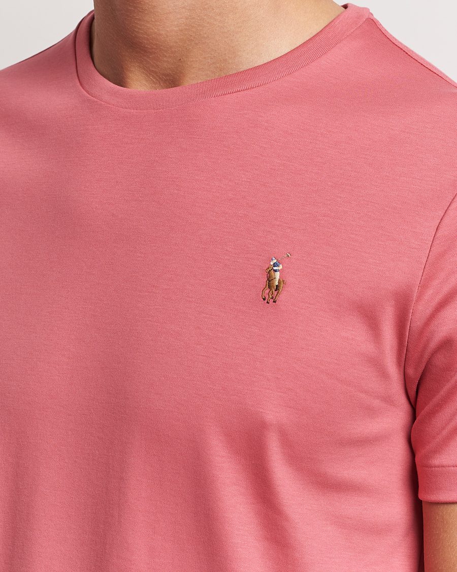 Homme | T-shirts | Polo Ralph Lauren | Luxury Pima Cotton Crew Neck T-Shirt Adirondack Red