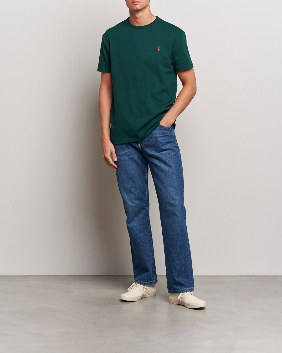 Homme | T-shirts | Polo Ralph Lauren | Heavyweight Crew Neck T-Shirt Moss Agate