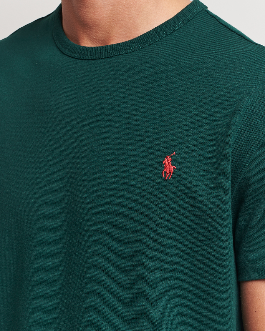 Homme | T-shirts | Polo Ralph Lauren | Heavyweight Crew Neck T-Shirt Moss Agate