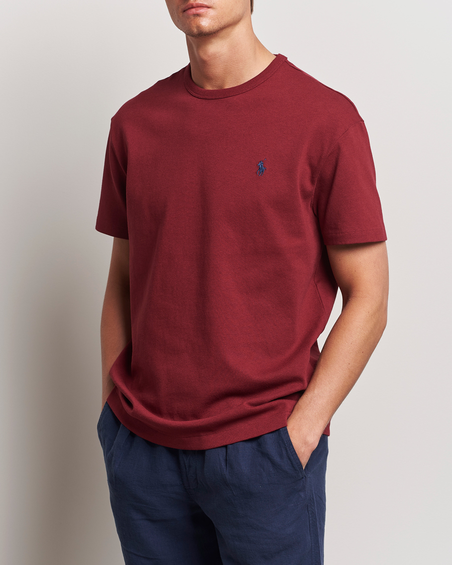 Homme | T-shirts | Polo Ralph Lauren | Heavyweight Crew Neck T-Shirt Red Carpet