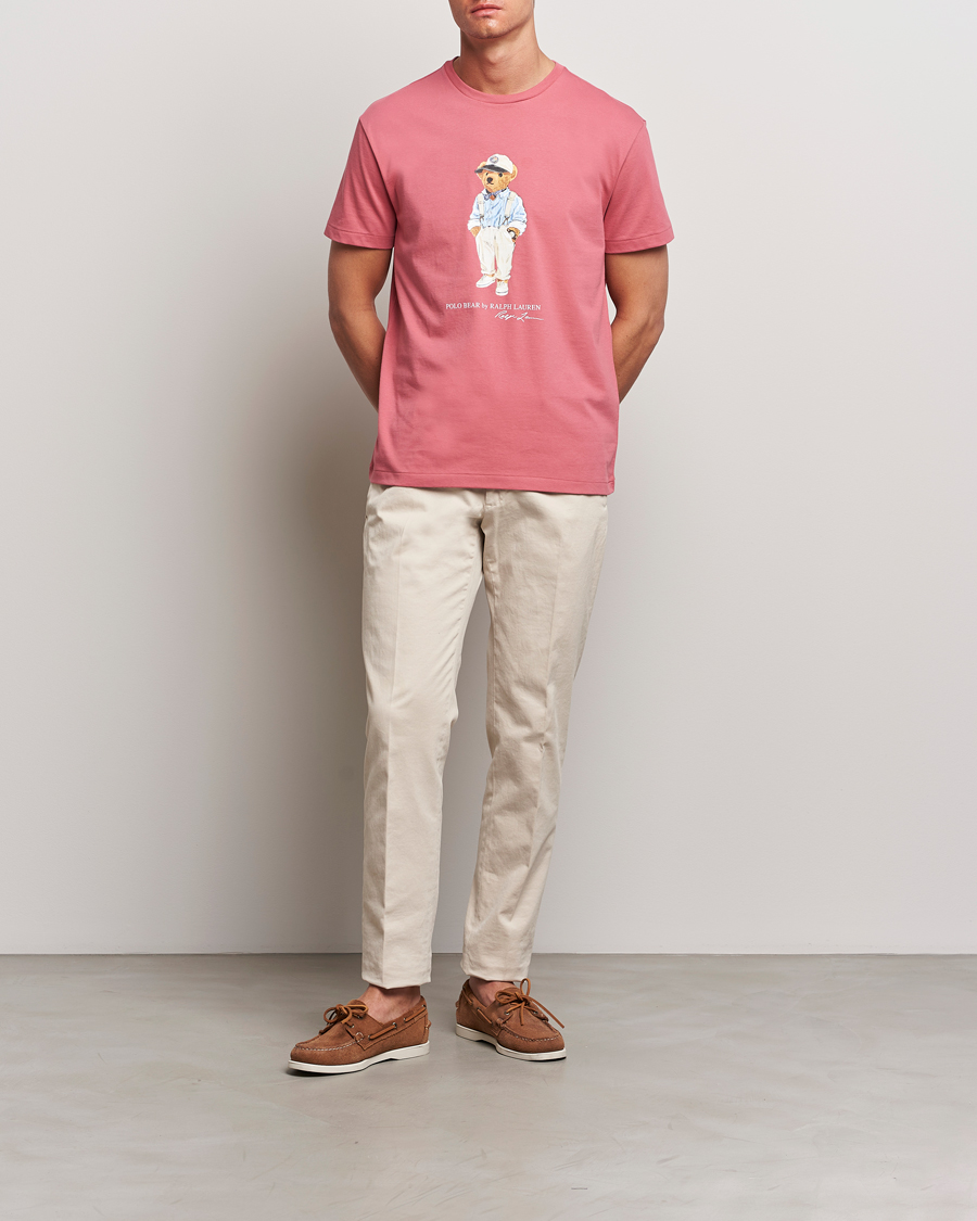 Homme | T-shirts | Polo Ralph Lauren | Printed Hemingway Bear T-Shirt Adirondack Red