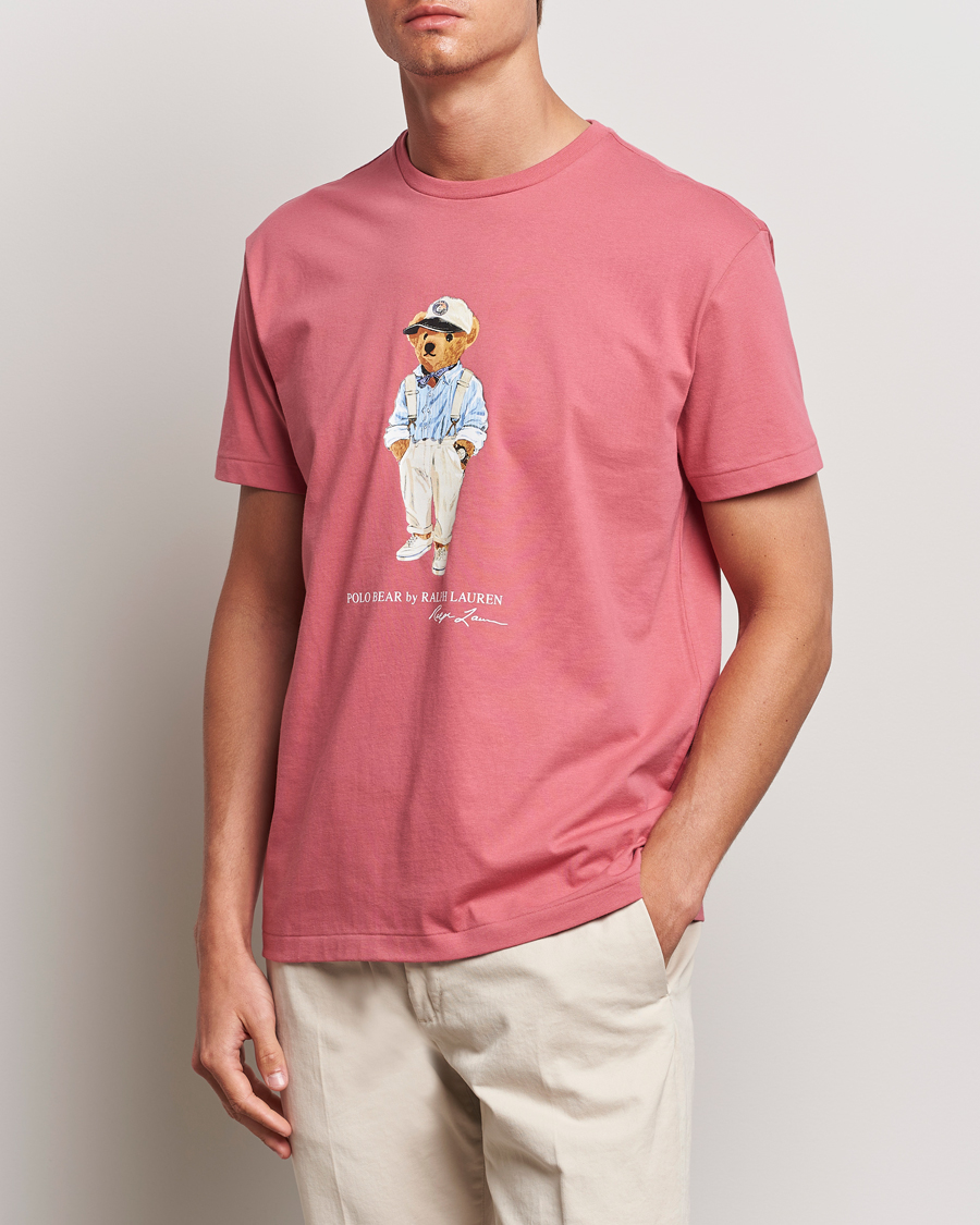 Homme | T-shirts | Polo Ralph Lauren | Printed Hemingway Bear T-Shirt Adirondack Red