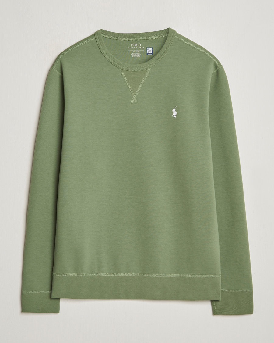 Homme | Pulls Et Tricots | Polo Ralph Lauren | Tech Double Knit Crew Neck Sweatshirt Cargo Green