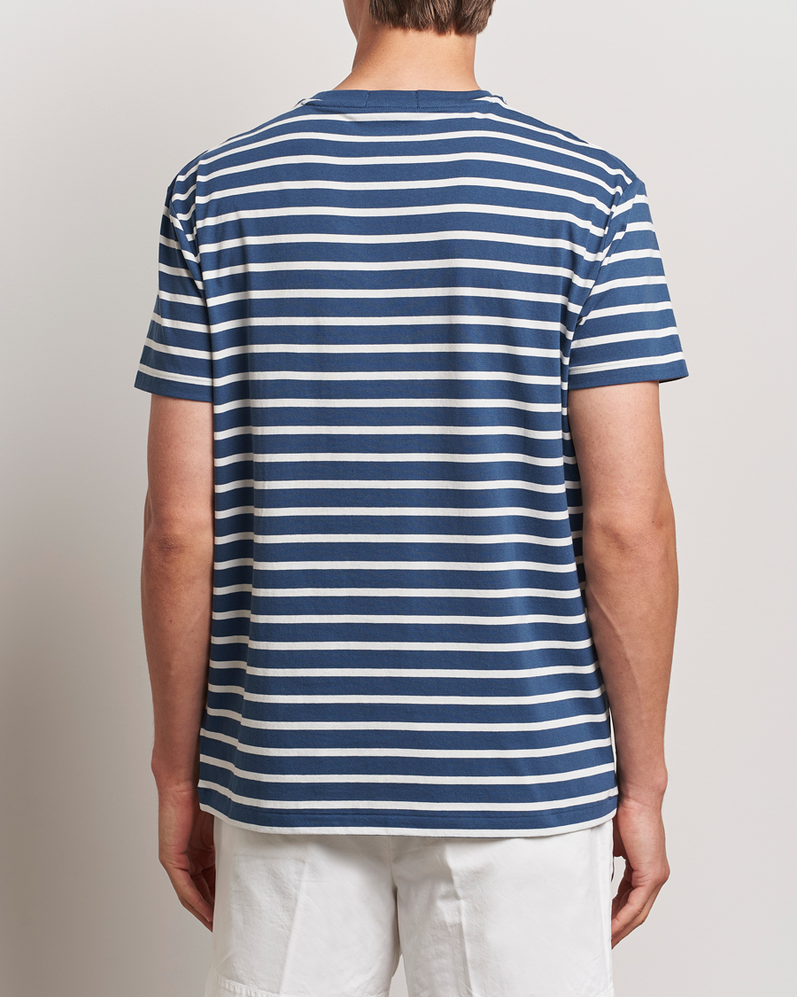 Homme | T-shirts | Polo Ralph Lauren | Striped Crew Neck T-Shirt Clancy Blue/Nevis