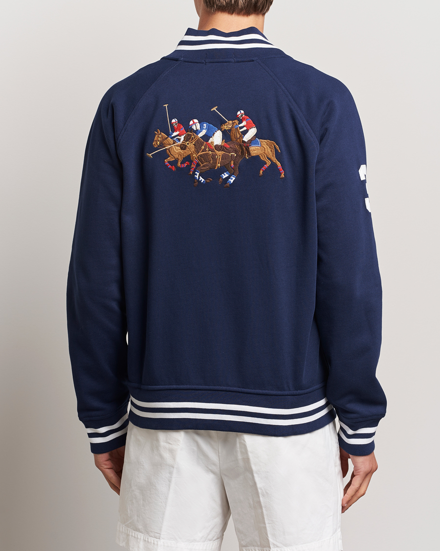Homme | Manteaux Et Vestes | Polo Ralph Lauren | Match Club Baseball Jacket Newport Navy