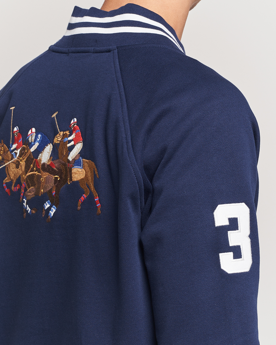 Homme | Manteaux Et Vestes | Polo Ralph Lauren | Match Club Baseball Jacket Newport Navy