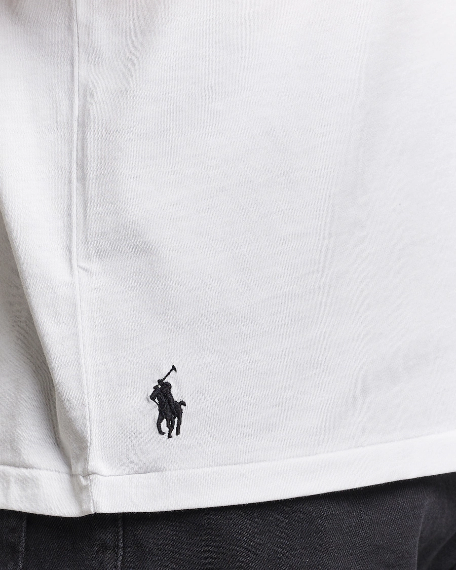 Homme | T-shirts | Polo Ralph Lauren | Center Logo Crew Neck T-Shirt White