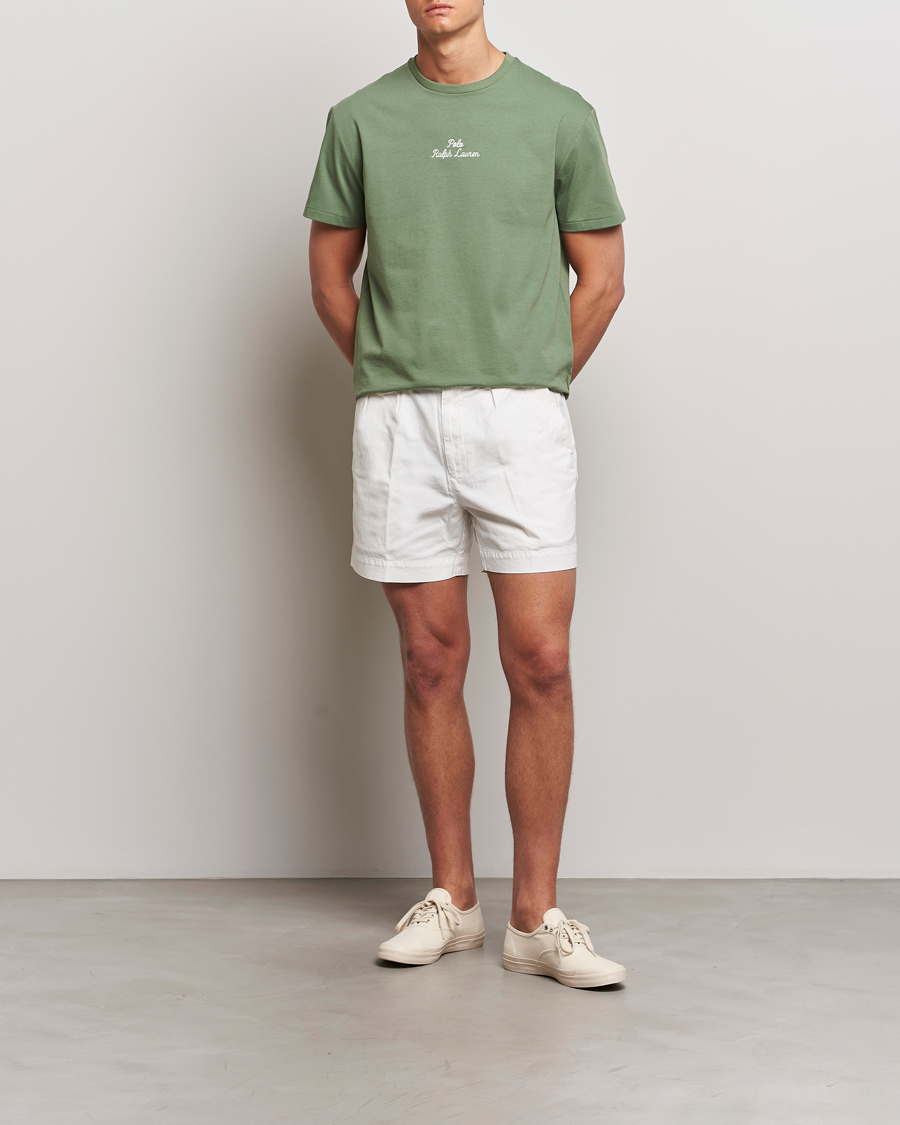 Homme | T-shirts | Polo Ralph Lauren | Center Logo Crew Neck T-Shirt Cargo Green