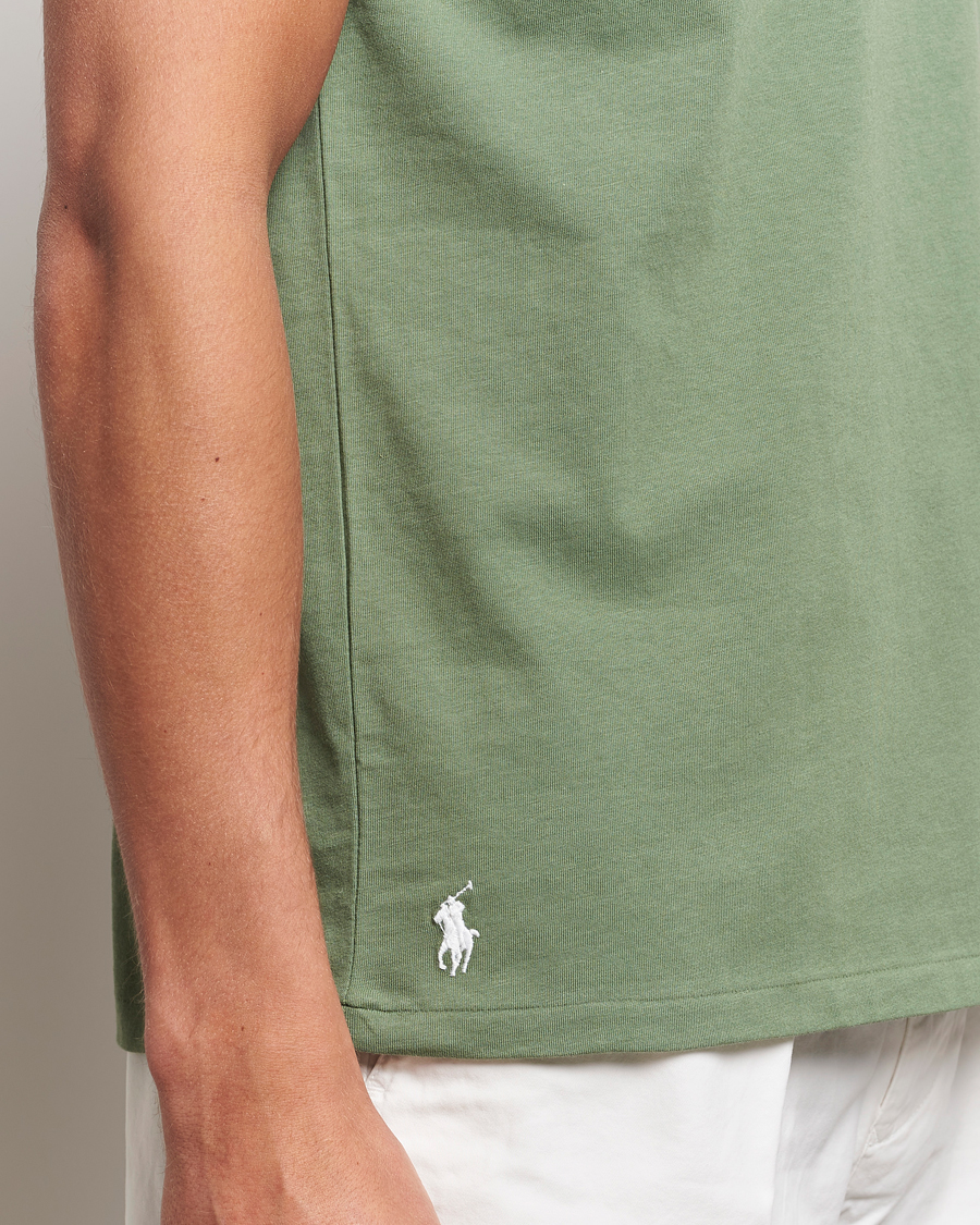 Homme | T-shirts | Polo Ralph Lauren | Center Logo Crew Neck T-Shirt Cargo Green