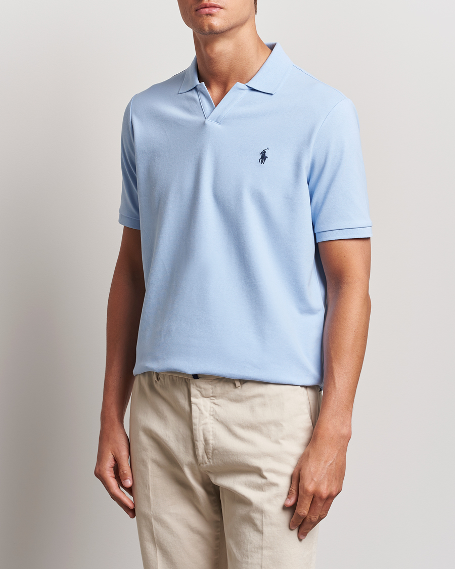 Homme |  | Polo Ralph Lauren | Classic Fit Open Collar Polo Office Blue