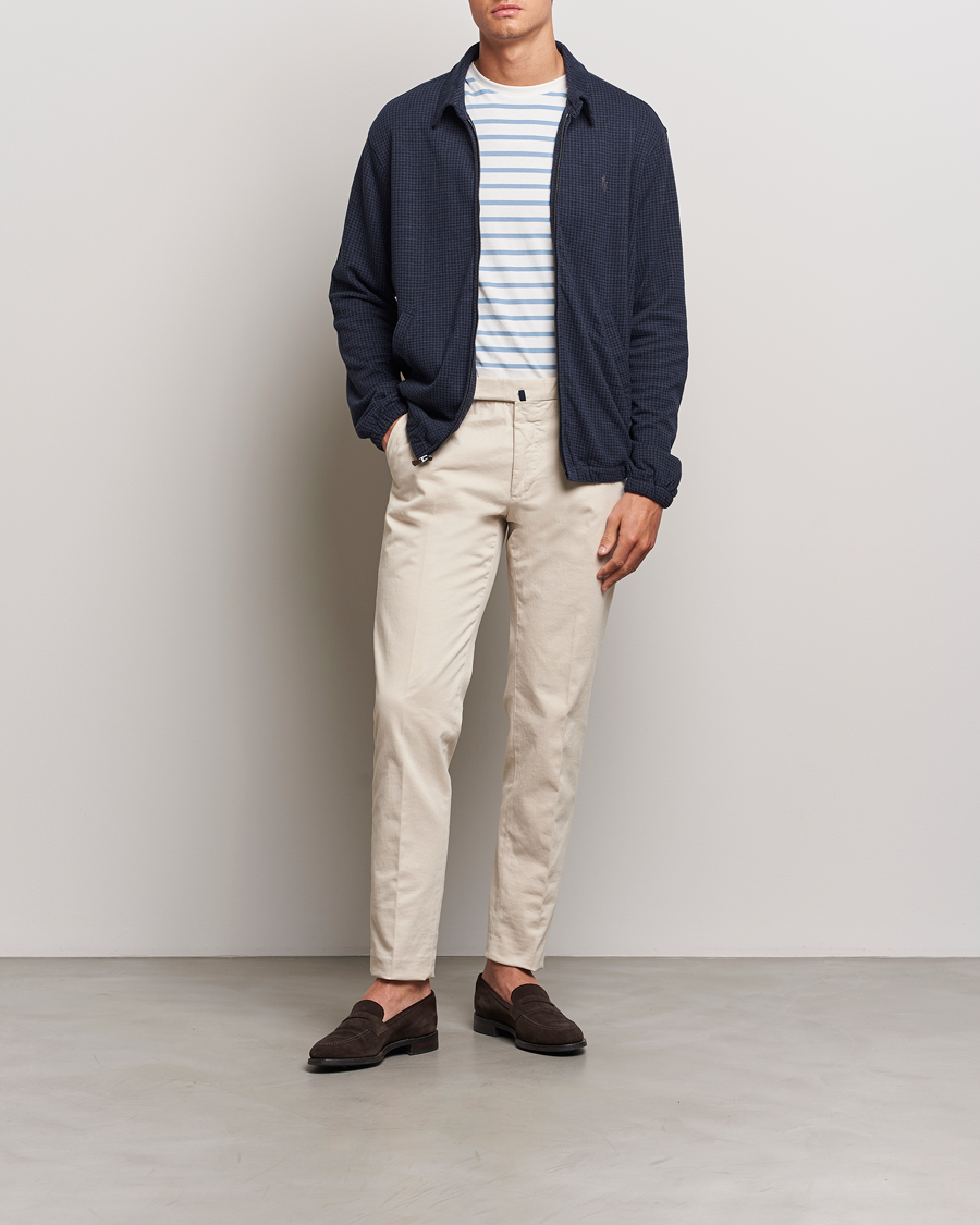 Homme | Manteaux Et Vestes | Polo Ralph Lauren | Double Knit Dogtooth Baracuda Jacket Vintage Navy