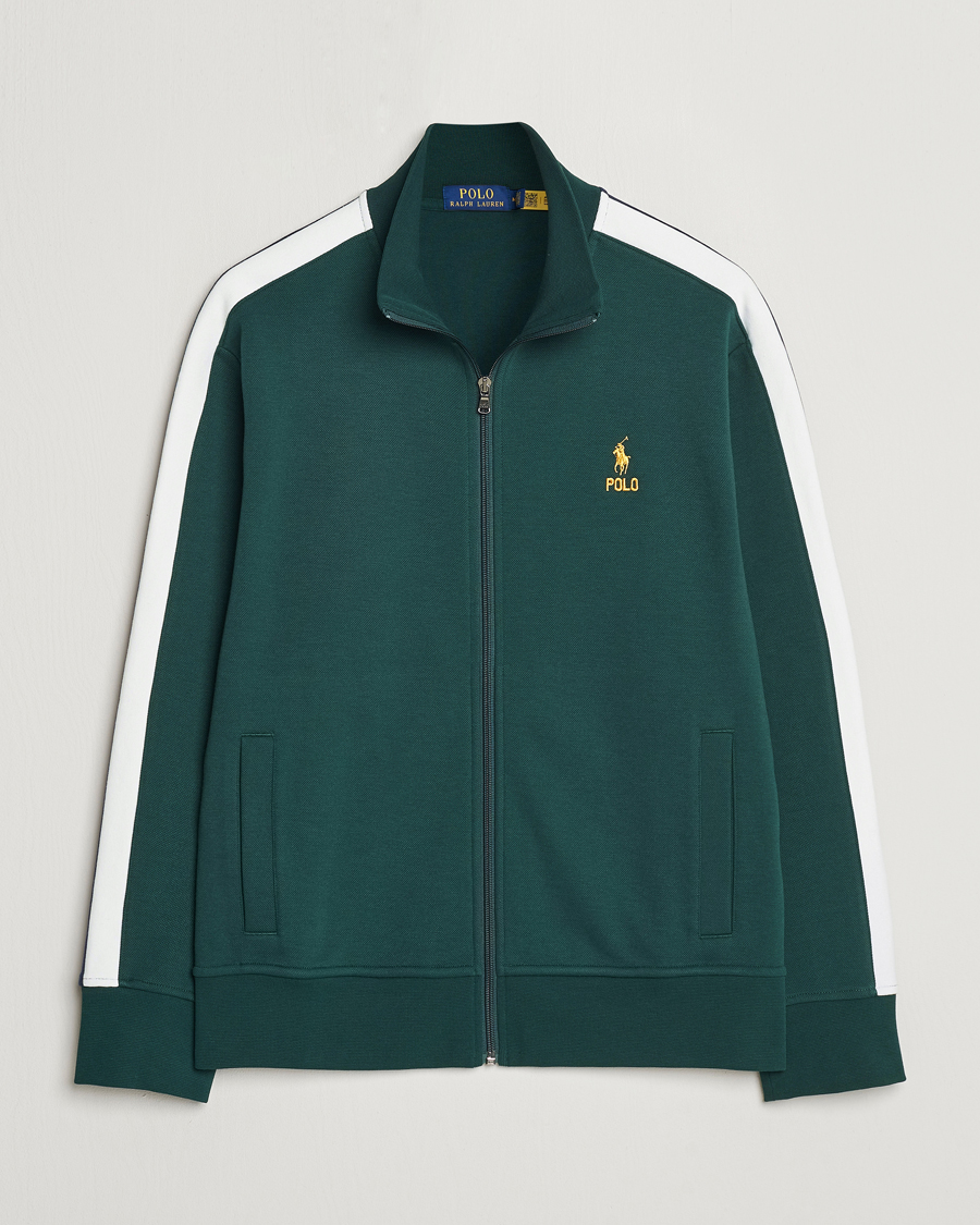 Homme | Pulls Et Tricots | Polo Ralph Lauren | Double Knit Taped Track Jacket Moss Agate