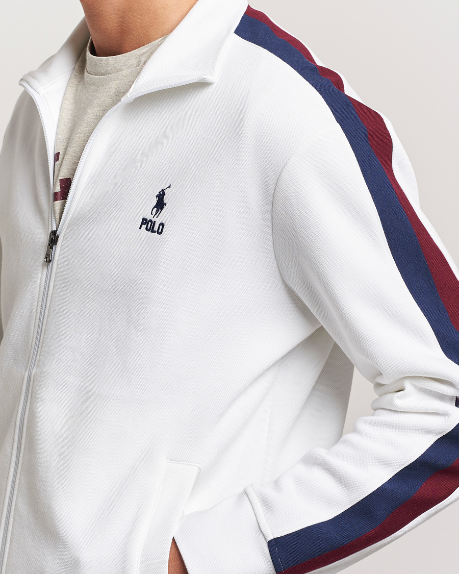Homme | Pulls Et Tricots | Polo Ralph Lauren | Double Knit Taped Track Jacket White
