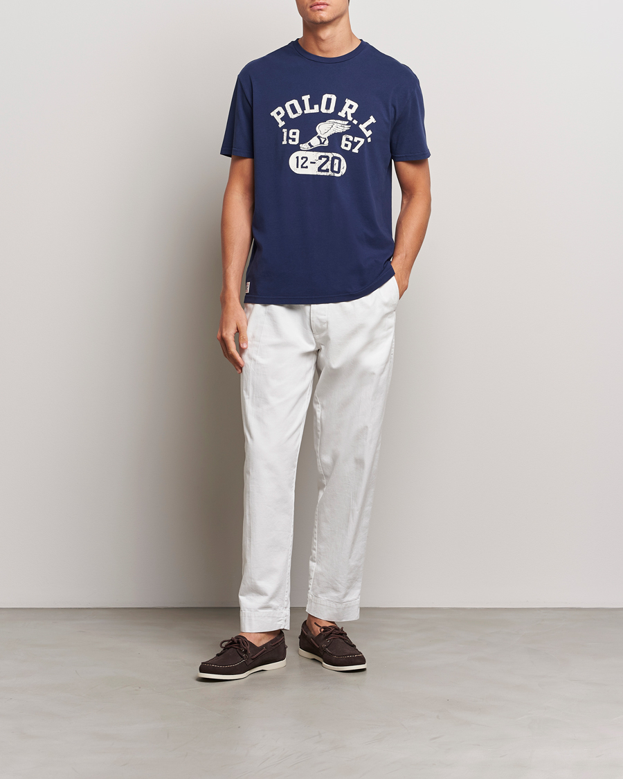 Homme | T-shirts | Polo Ralph Lauren | Graphic Crew Neck T-Shirt Cruise Navy