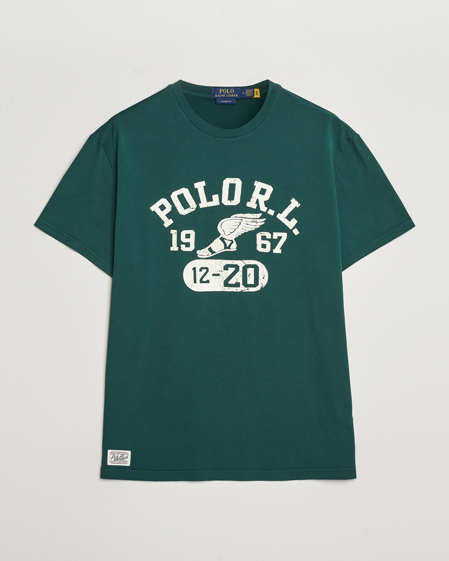 Homme | T-shirts | Polo Ralph Lauren | Graphic Crew Neck T-Shirt Moss Agate