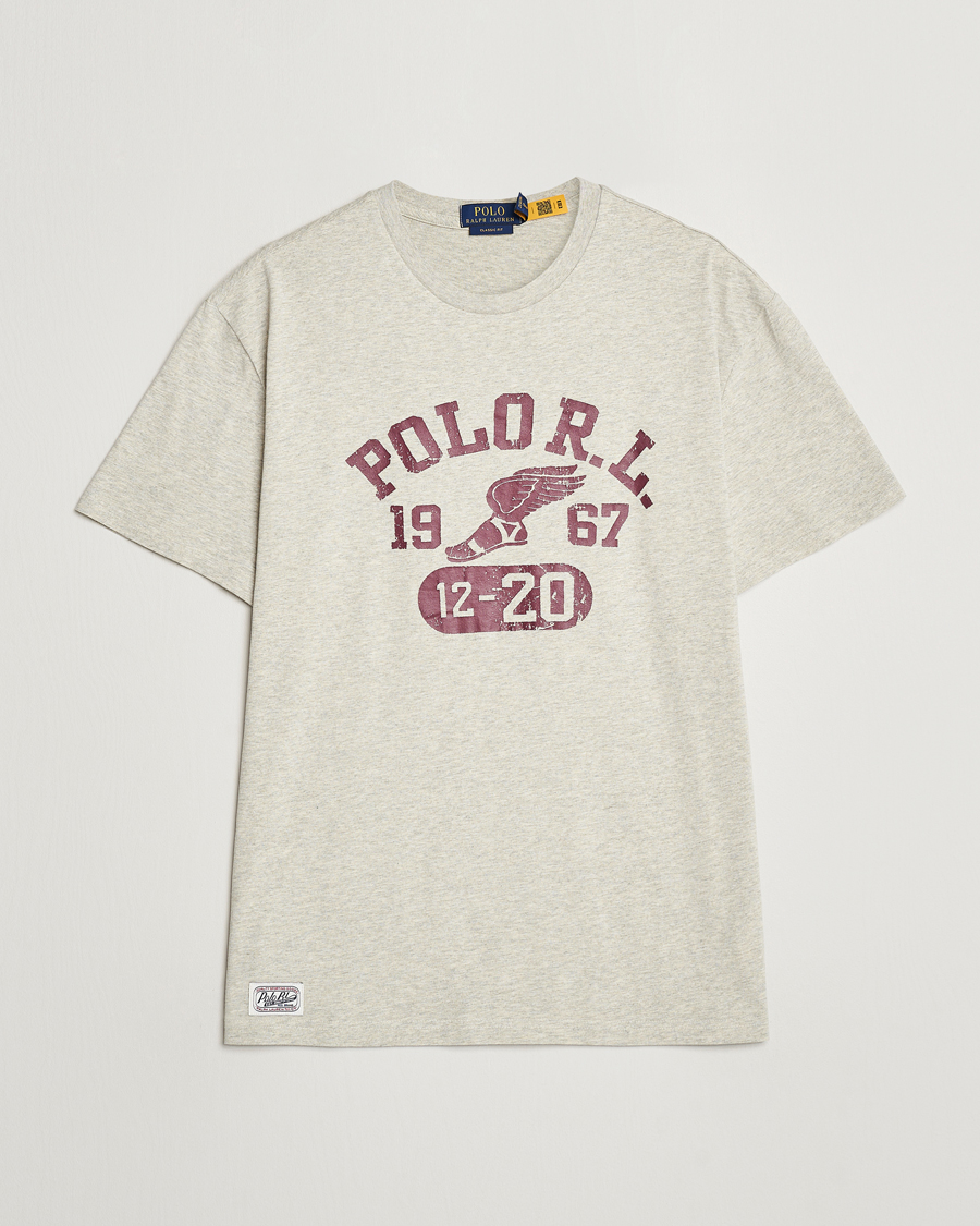 Homme | T-shirts | Polo Ralph Lauren | Graphic Crew Neck T-Shirt Light Vintage Heather