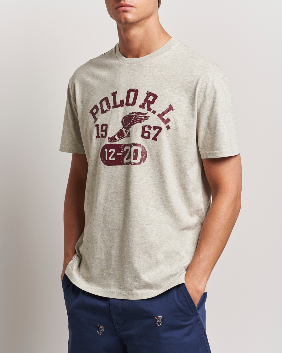 Homme | T-shirts | Polo Ralph Lauren | Graphic Crew Neck T-Shirt Light Vintage Heather