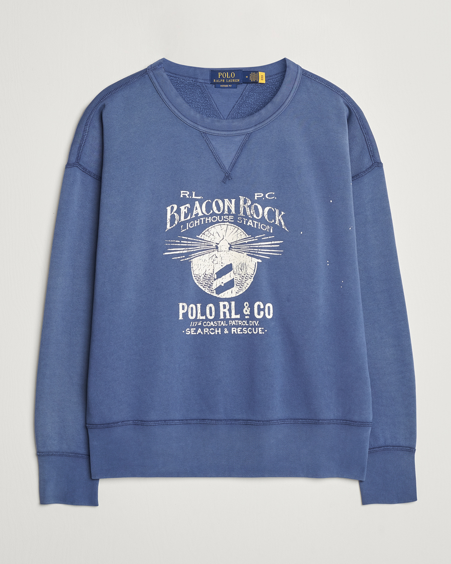 Homme | Pulls Et Tricots | Polo Ralph Lauren | Graphic Fleece Sweatshirt Blue Heaven