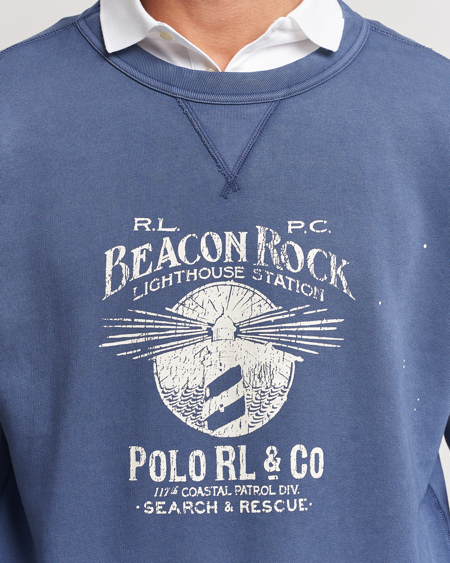 Homme | Pulls Et Tricots | Polo Ralph Lauren | Graphic Fleece Sweatshirt Blue Heaven